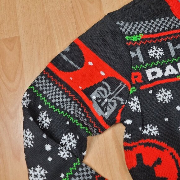 NEW Star Wars Darth Vader Ugly Christmas Sweater Men's Size Large Holiday Knit - Picture 3 of 10